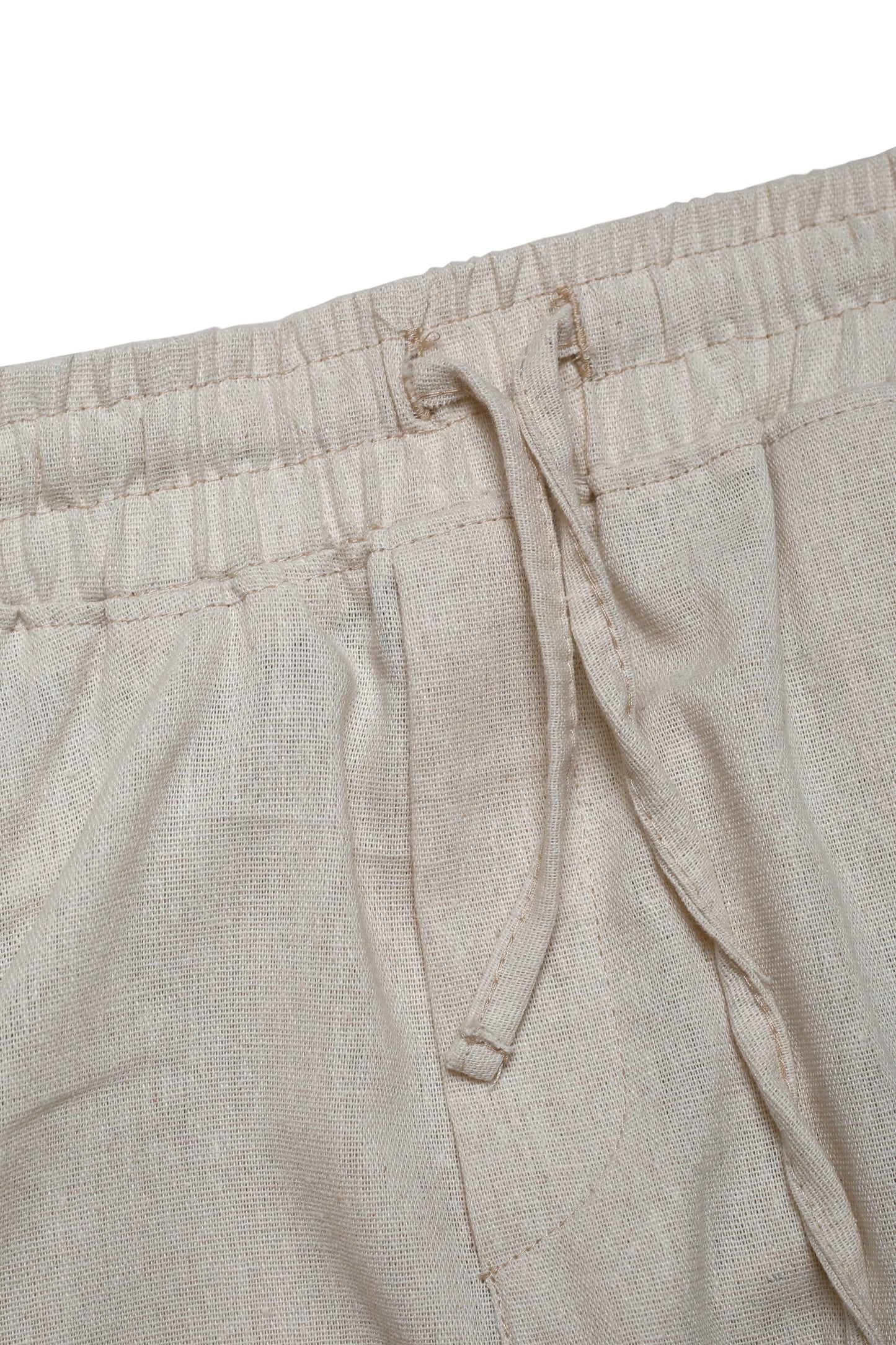 Ensemble col mao & short – Beige sable, élégance naturelle